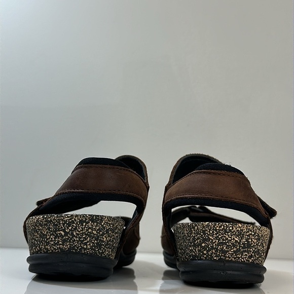 Ecco Brown Leather Cosmo Sandals Size 36(5-5.5) - Picture 6 of 16